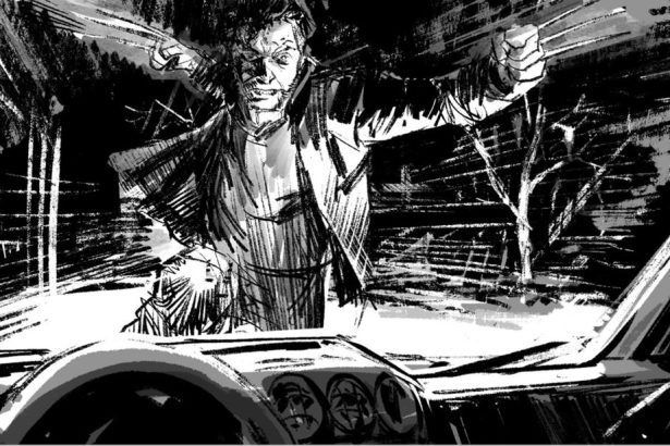 Hugh Jackman akcióban a legújabb Logan storyboardon 30 Hugh Jackman akcióban a legújabb Logan storyboardon