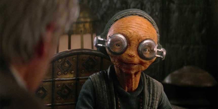 A Star Wars: Az ébredő Erő korai tervein meglehetősen bizarr külsőt kapott Maz Kanata 11 Maz Kanata