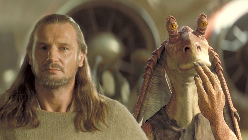 Liam Neeson védelmébe vette a Star Wars: Baljós árnyakat, miközben áradozott Jar Jar Binks-et megformáló Ahmed Best-ről 11 Liam Neeson védelmébe vette a Star Wars: Baljós árnyakat, miközben áradozott Jar Jar Binks-et megformáló Ahmed Best-ről
