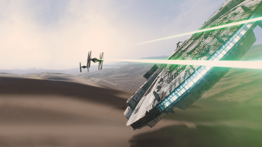 Az Ezeréves Sólyom eredetileg így nézett volna ki, de George Lucas változtatást kért 11 Millennium Falcon