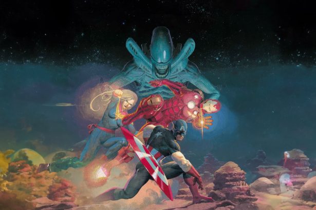 A Marvel összeereszti a Bosszúállókat a Xenomorphokkal a képregényekben 26 Aliens vs. Avengers
