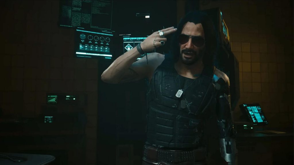 Vannak ötletek arra, hogy Keanu Reeves miként térhetne vissza Johnny szerepében a Cyberpunk 2-ben 14 Cyberpunk 2077 Johnny Silverhand