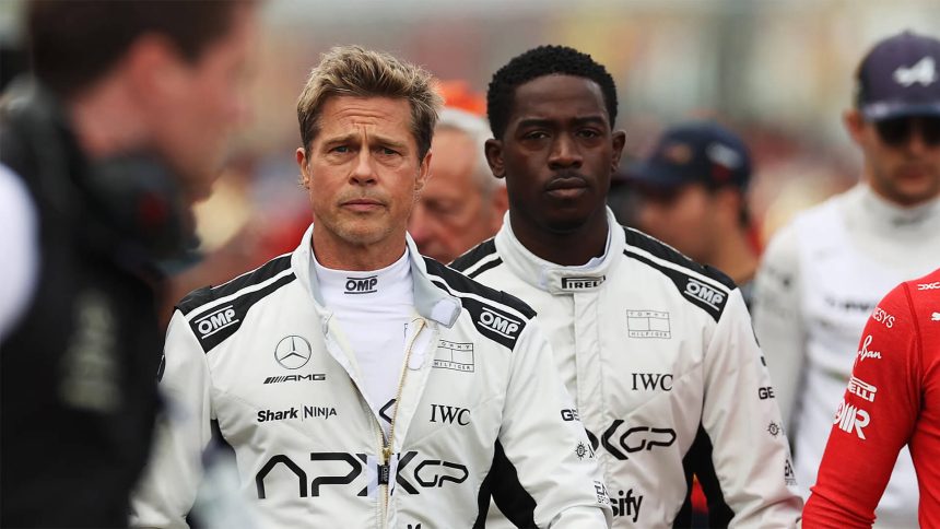 Brad Pitt a Forma-1-es film sztorijáról és a forgatásról osztott meg részleteket a Brit Nagydíjon: "Ilyen G-erőkkel még nem találkoztam" 11 F1 - A film