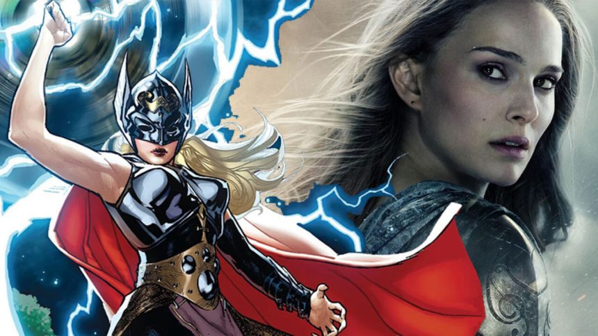A Thor: Szerelem és mennydörgés promóciós poszterén Jane Foster a hatalmas Thor szerepében és az új jelmezeket láthatjuk 11 Thor: Szerelem és mennydörgés