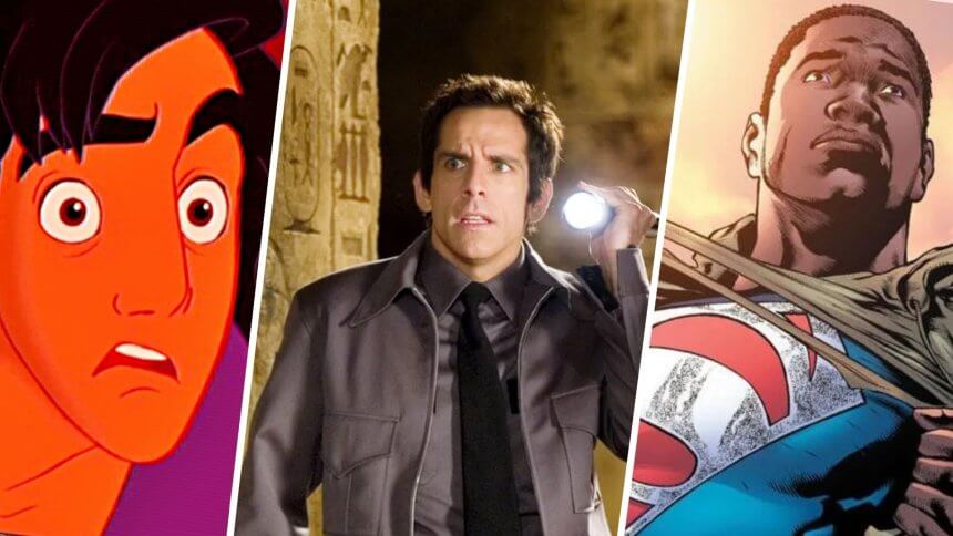 Újra éjszaka lesz a múzeumban, Aladdin-horror, megint Penge és törölt fekete Superman – #28 heti filmes hírösszefoglalónk 11 Filmes borító 28