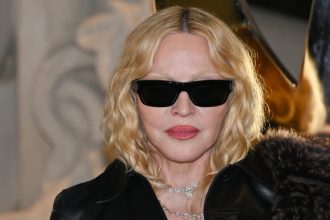 Madonna Paris Saint Laurent Fashion Week